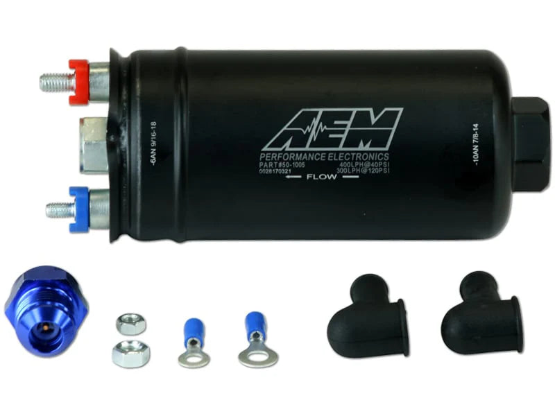 AEM 400LPH IN-LINE FUEL PUMP - AN